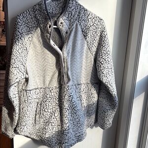 Cozy Gray Maurice’s Sherpa Pullover